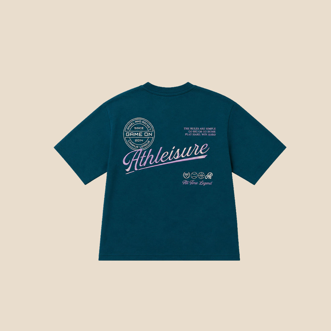 Angel & Rocket Boys Printed Blue T-Shirts