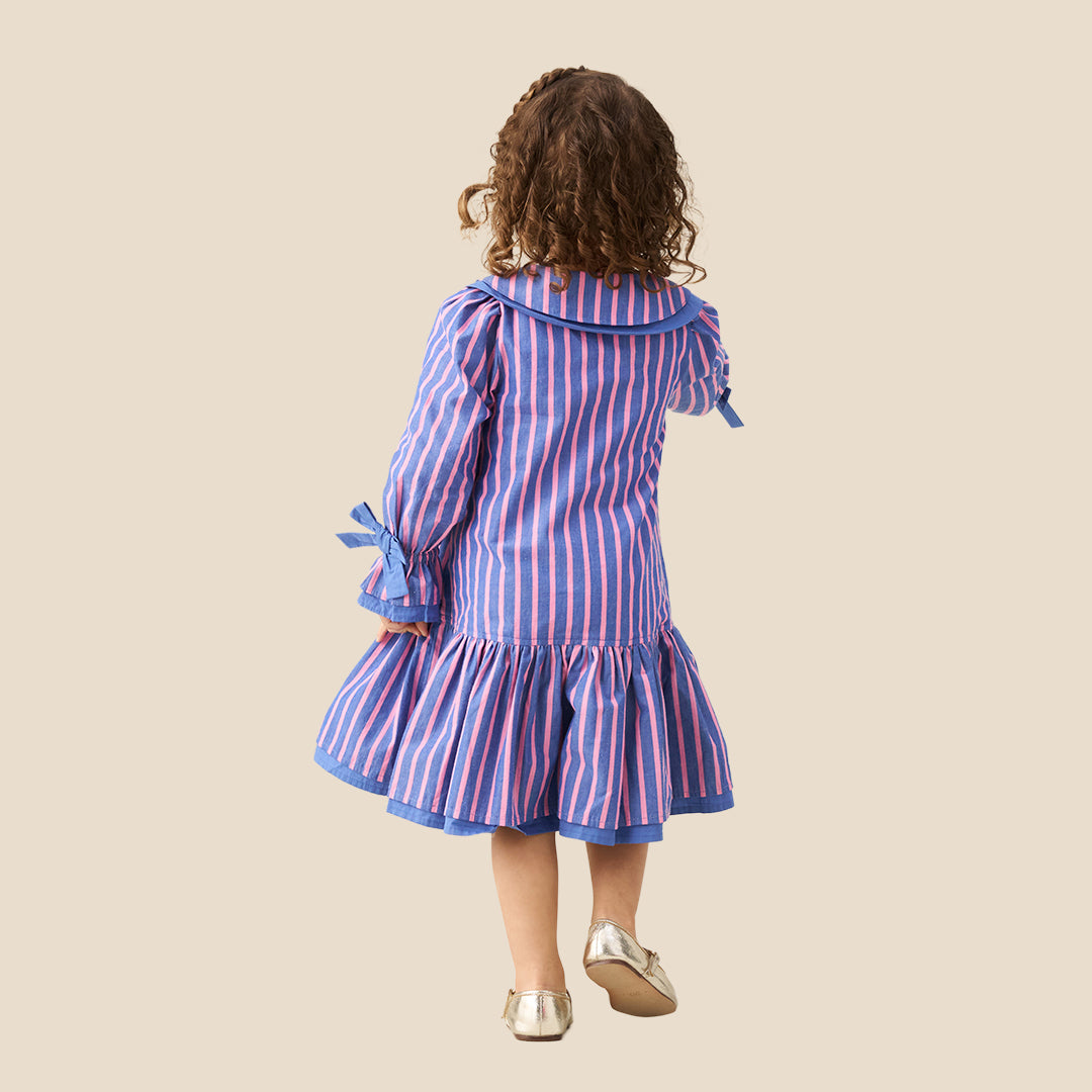 Baby Girls Yarn Dyed Multi Dresses - Angel & Rocket