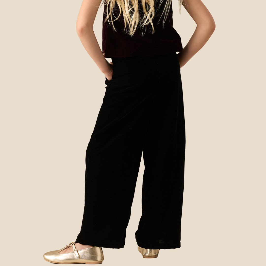 Chloe Velvet Wide Leg Trousers