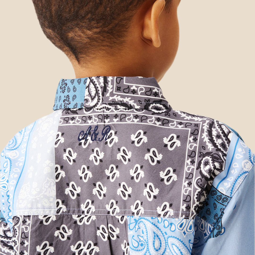 Bryson Bandana Print Shirt - Angel & Rocket