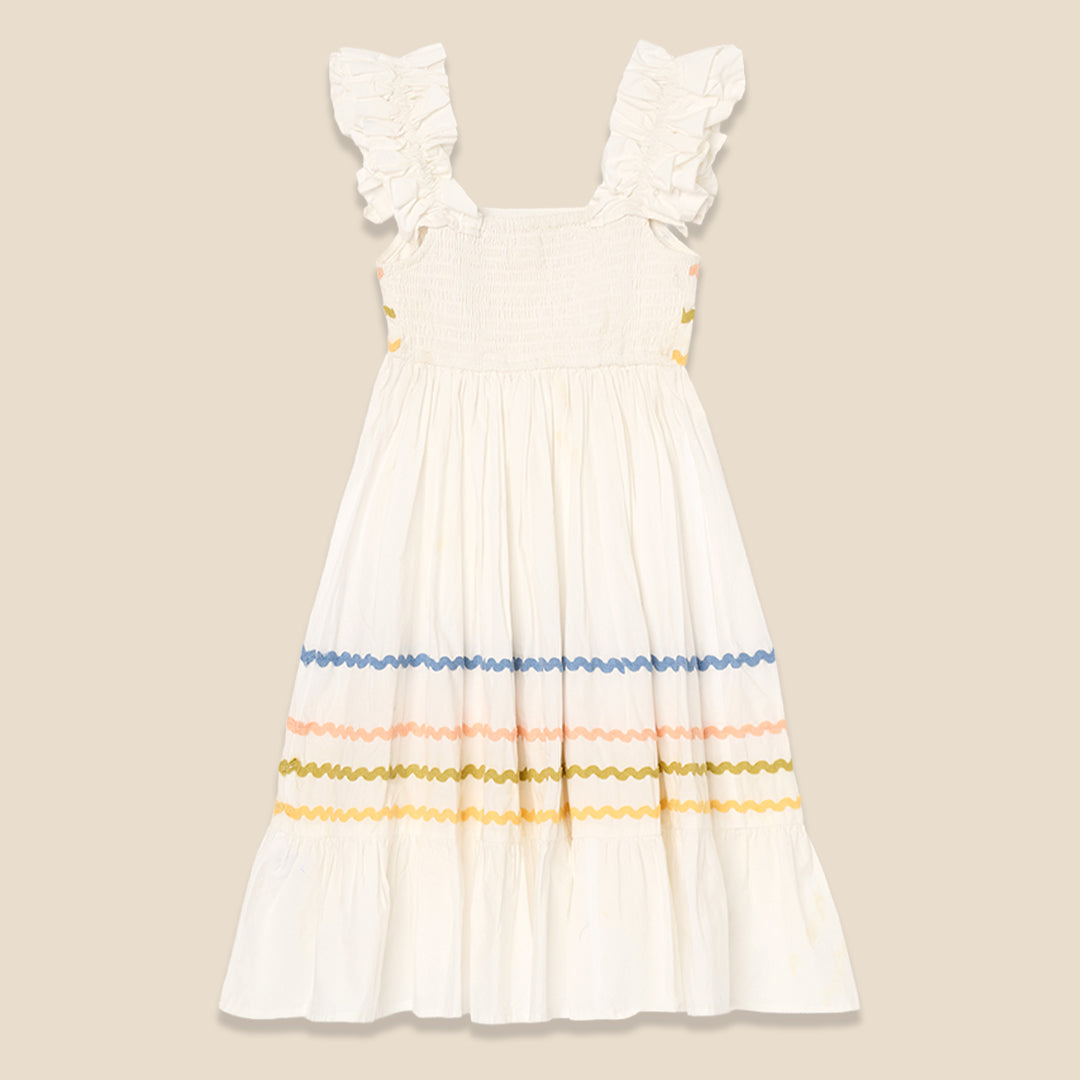 Monique Ric Rac Detail Maxi Dress - Angel & Rocket