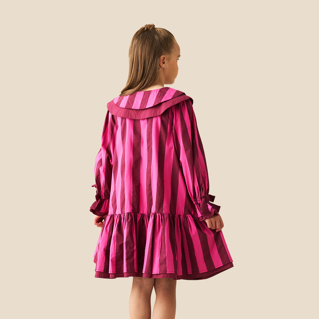 Girls Printed Pink Dresses - Angel & Rocket