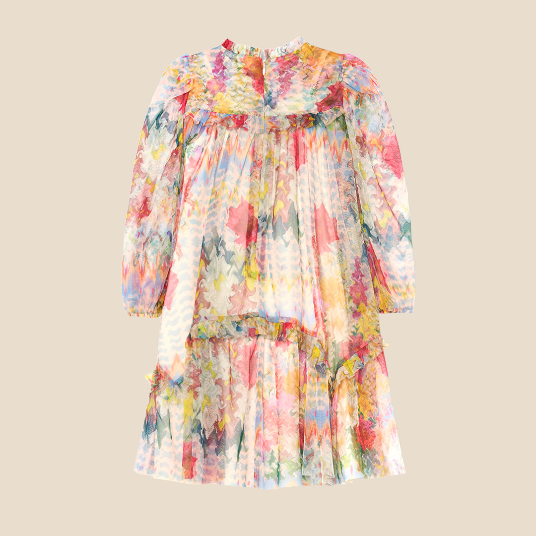 Beatrice Mesh Frill Dress - Angel & Rocket