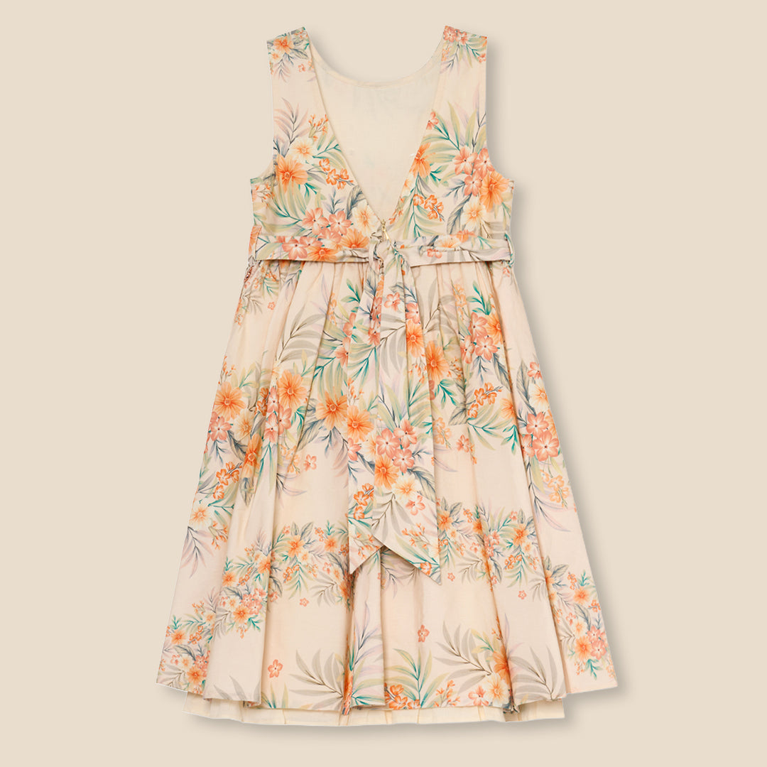 Primrose Print Stripe Sash Waist Dress - Angel & Rocket