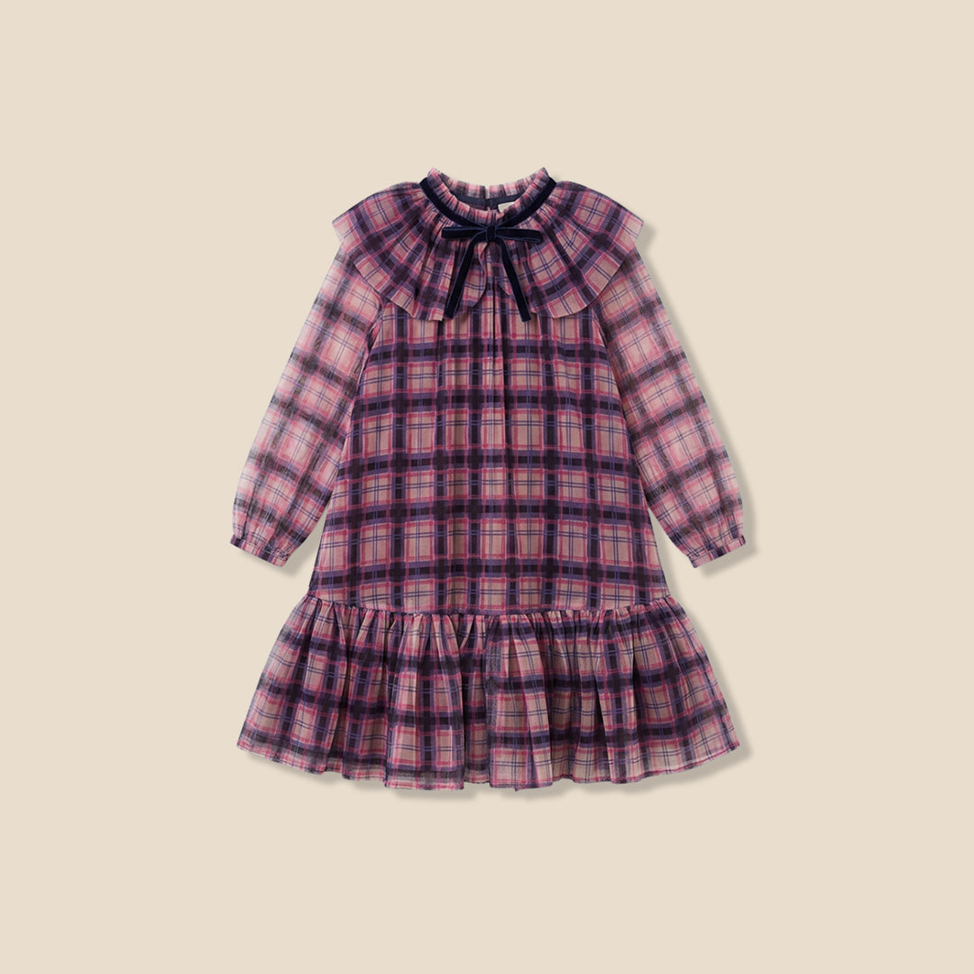 Girls Printed Pink Dresses - Angel & Rocket