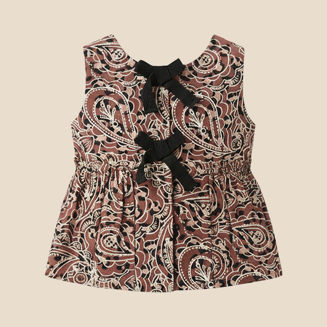 Livvy Leopard Peplum Top