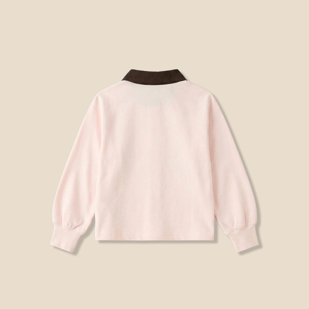 Girls Solid Pink T-shirts - Angel & Rocket