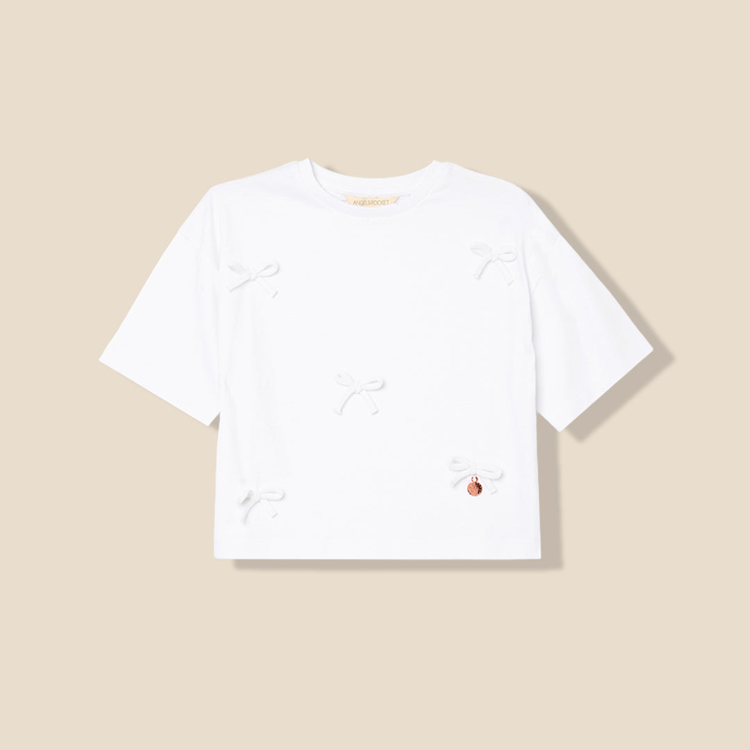 Becca Bow T Shirt - Angel & Rocket