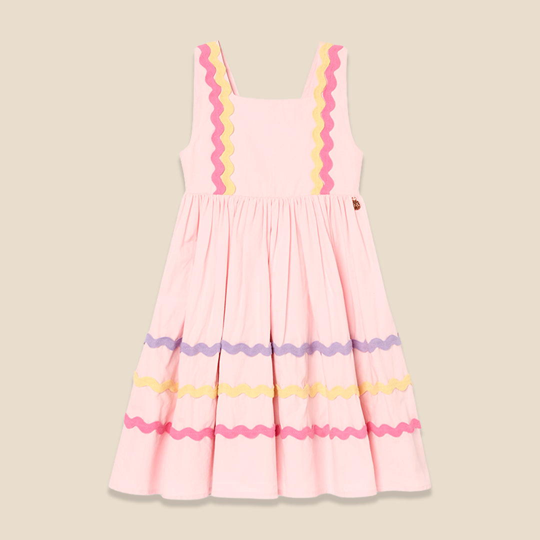 Mia Wide Ric Rac Dress - Angel & Rocket