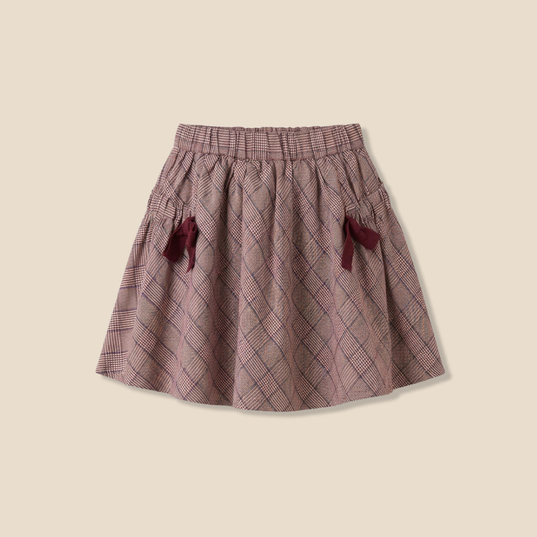 Clara Check Skirt