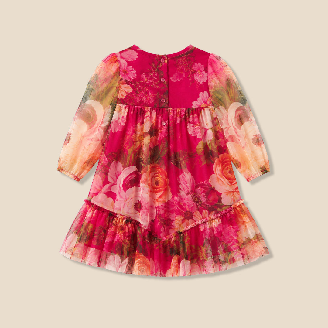 Isadora Mesh Dress - Pink