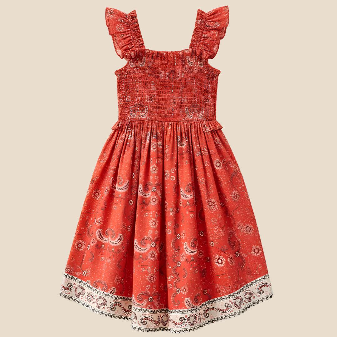 Ava Hanky Hem Bandana Print Dress - Angel & Rocket