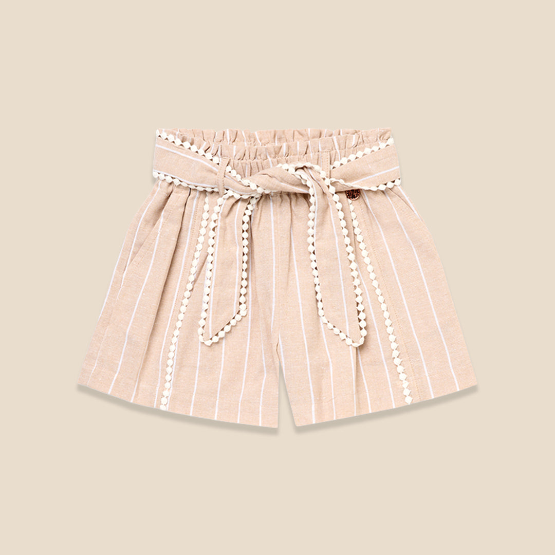Jenna Stripe Linen Shorts - Angel & Rocket