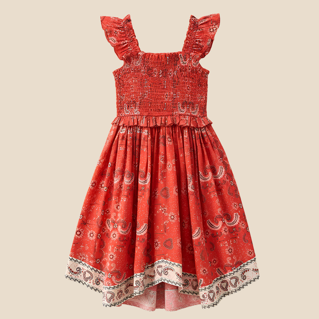Ava Hanky Hem Bandana Print Dress - Angel & Rocket