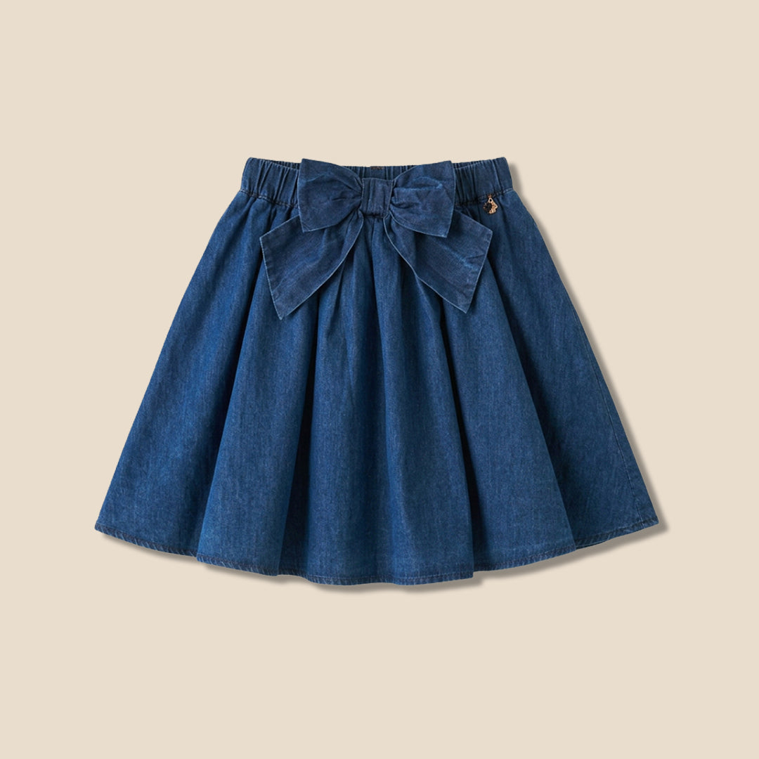 Angel & Rocket Girls Solid Blue Skirt