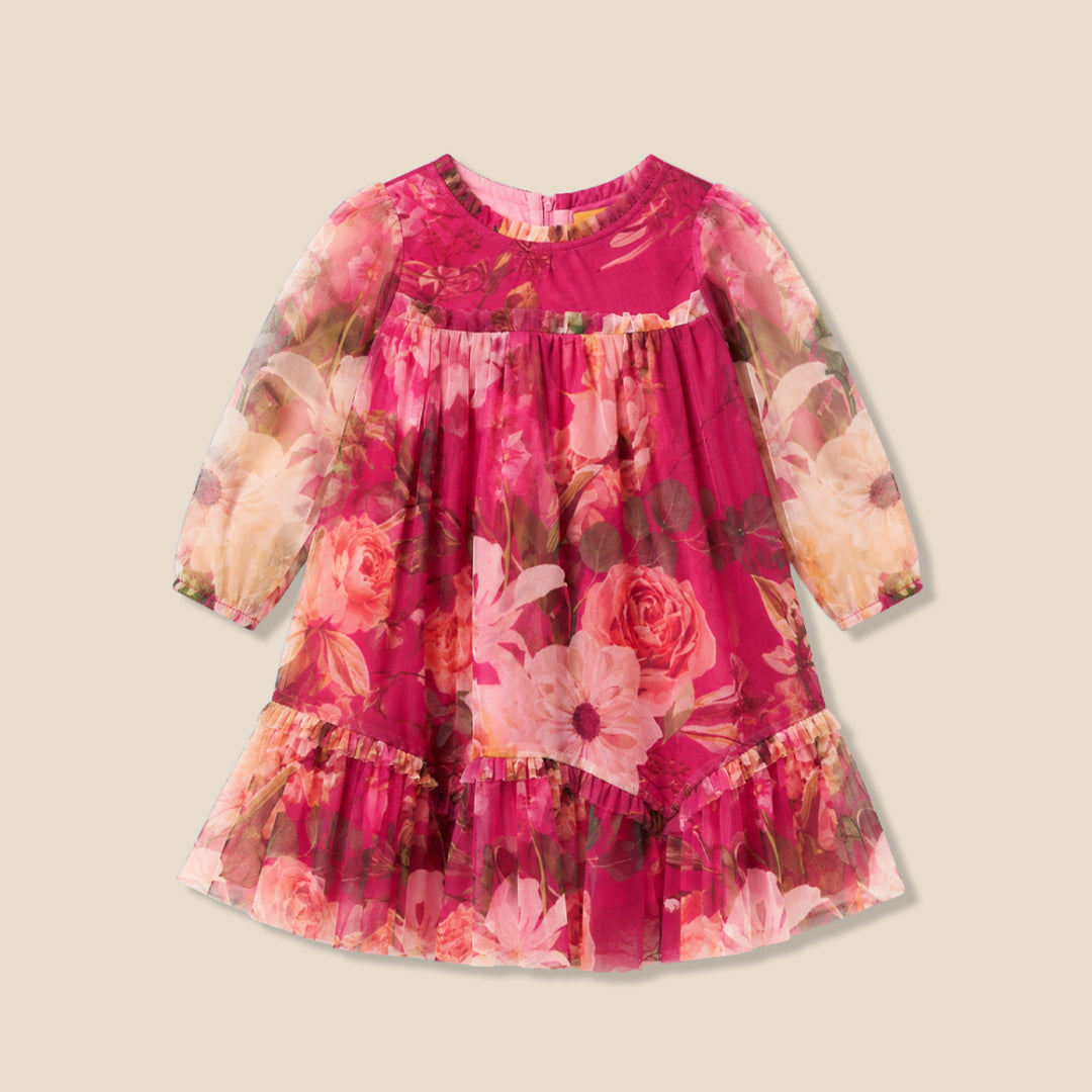 Isadora Mesh Dress - Pink