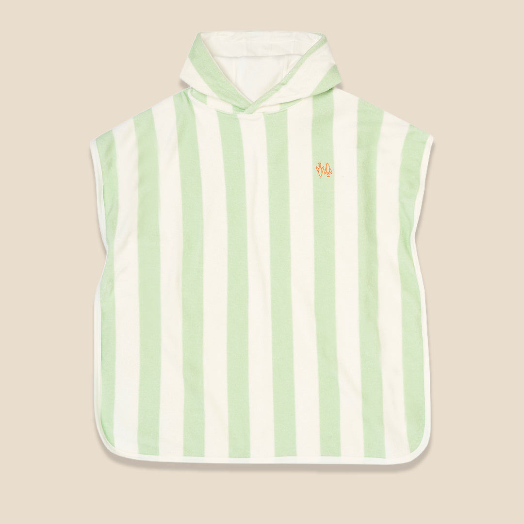 Sonny Stripe Towelling Poncho - Angel & Rocket