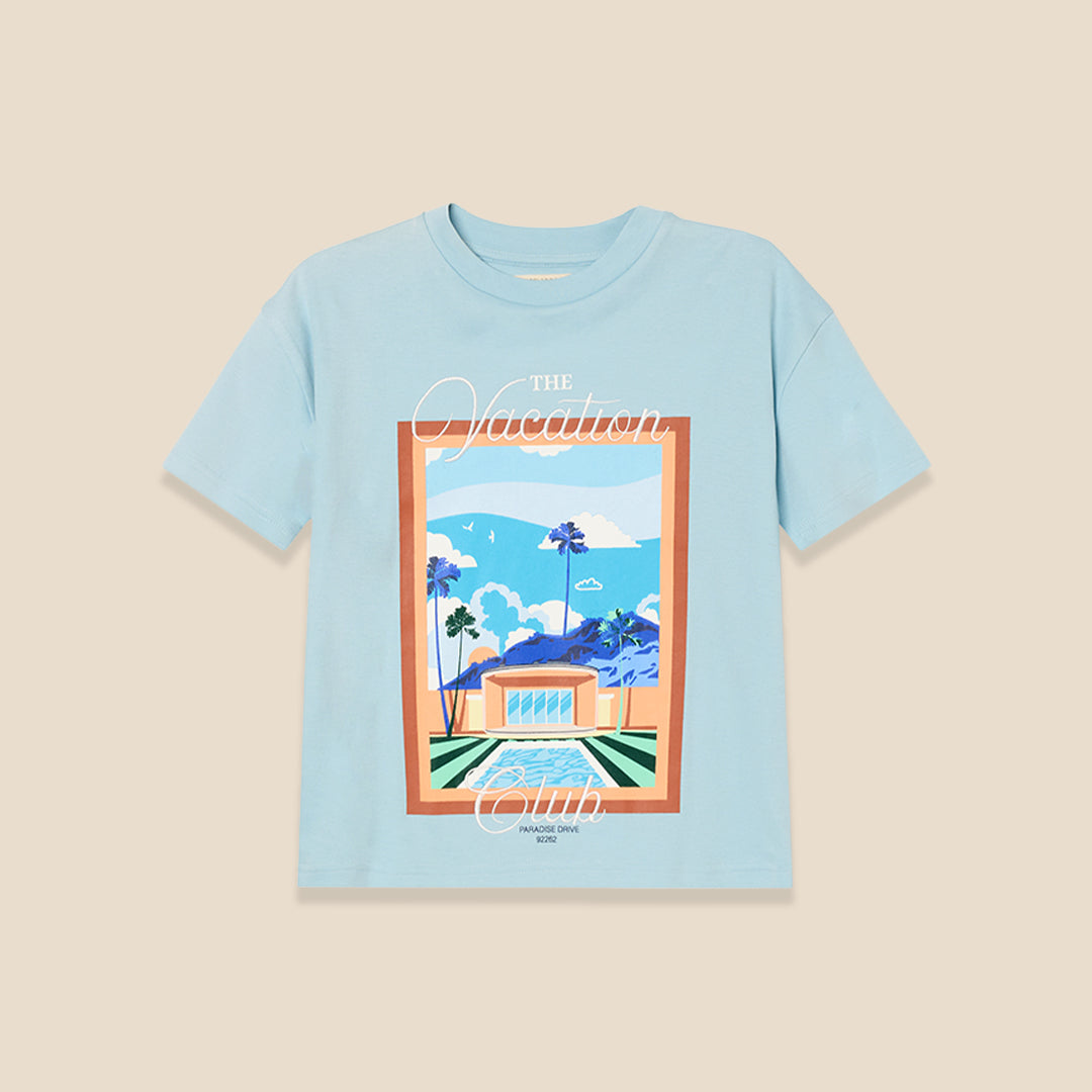 Jay Postcard Scene T Shirt - Angel & Rocket