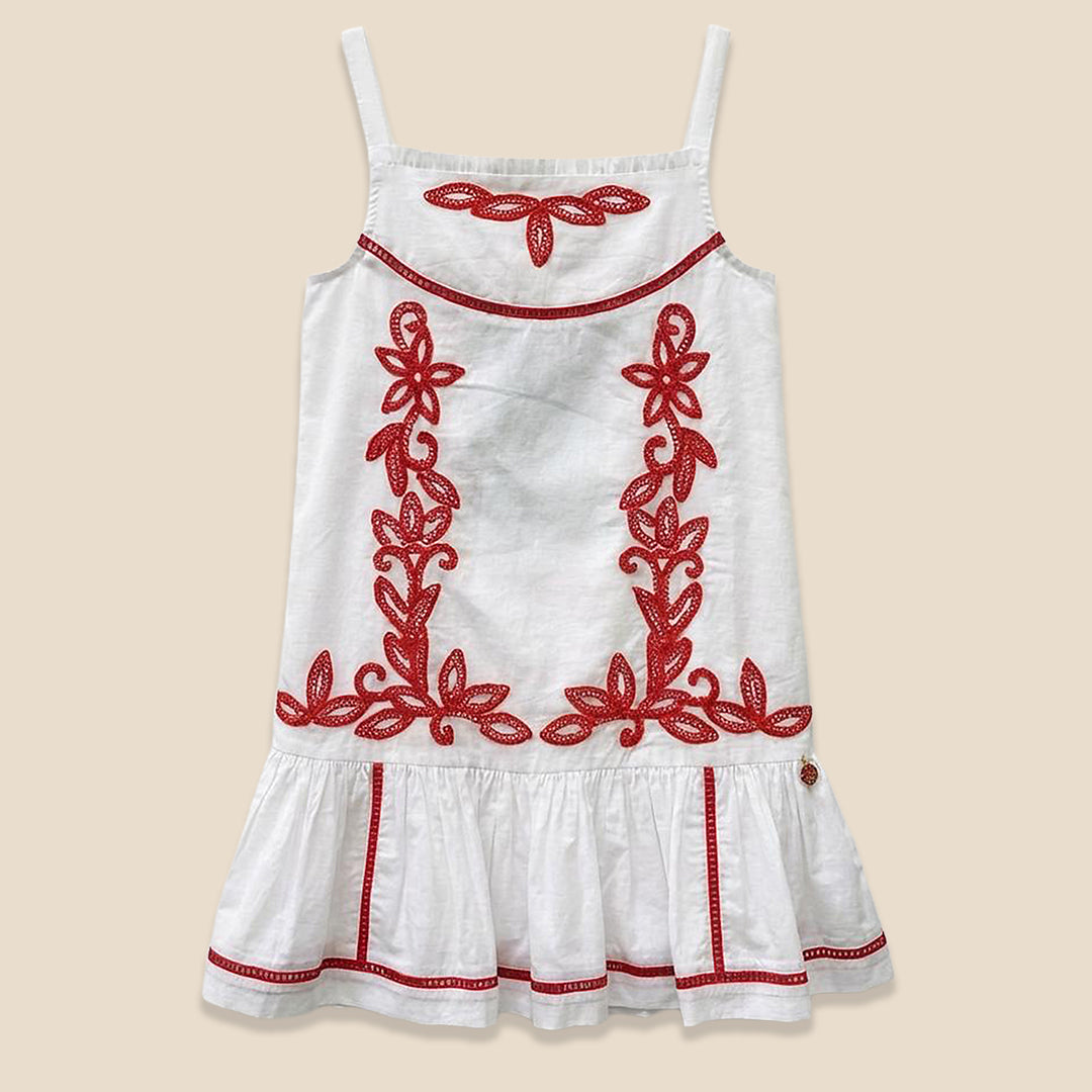 Freya Embroidered Sun Dress - Angel & Rocket