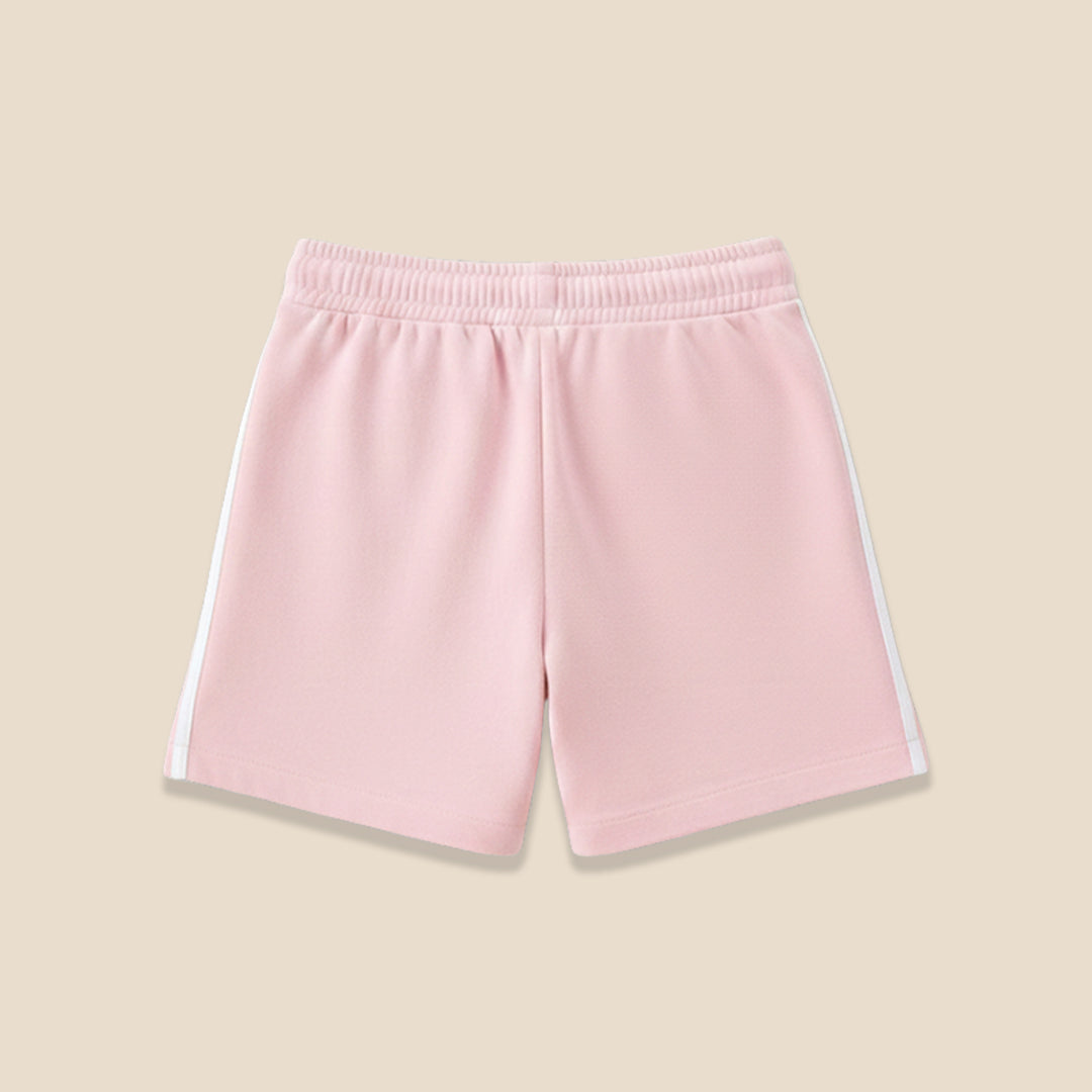 Romy Pink Side Striped Short - Angel & Rocket