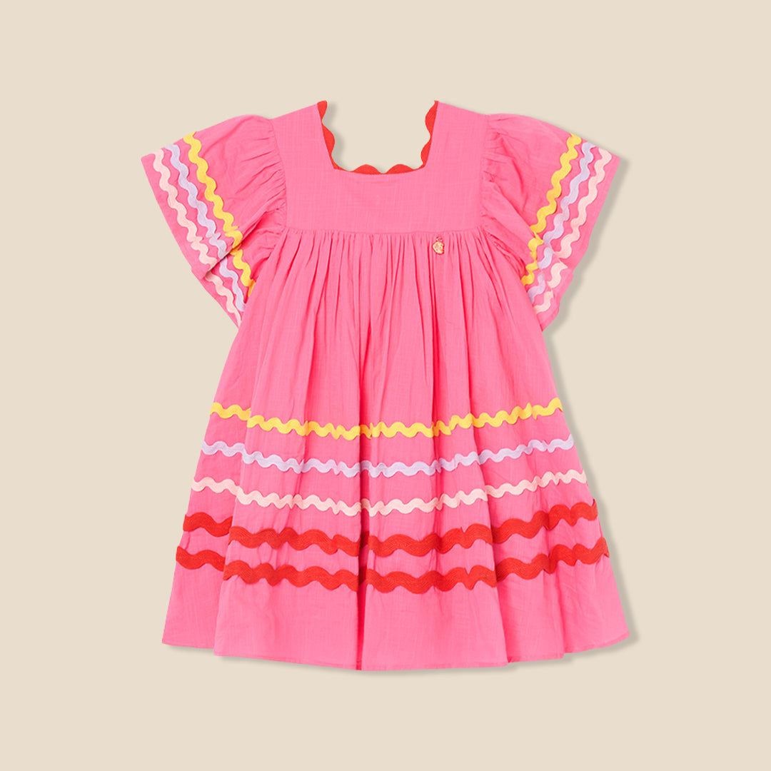 Electra Ric Rac Dress - Angel & Rocket
