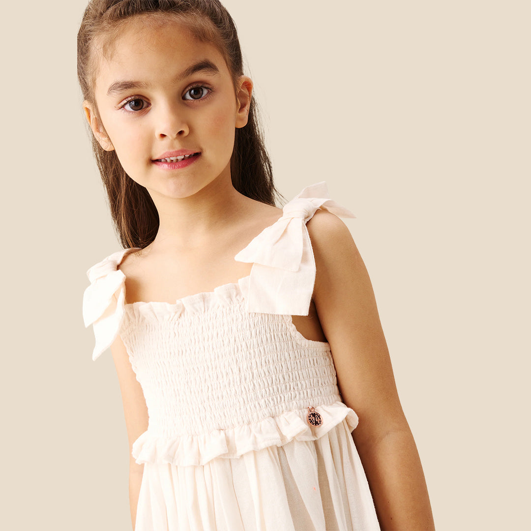 Palma Embroidered Hem Sun Dress
