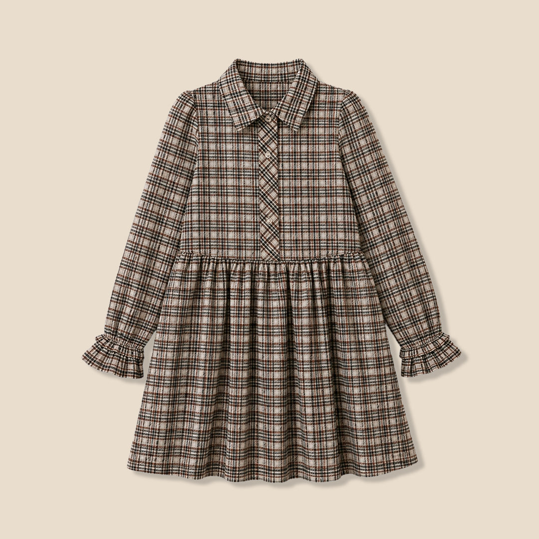 Marcia Check Shirt Dress
