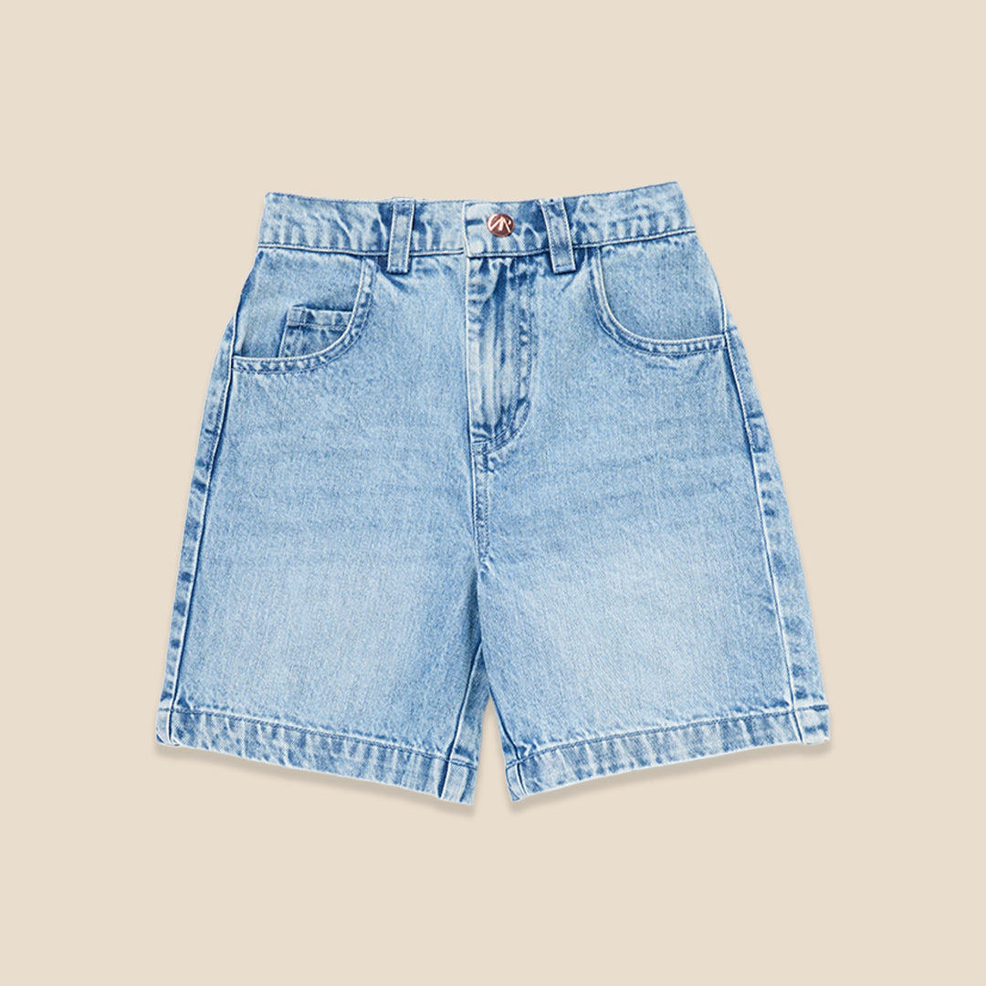 Austin Long Line Wide Denim Short
