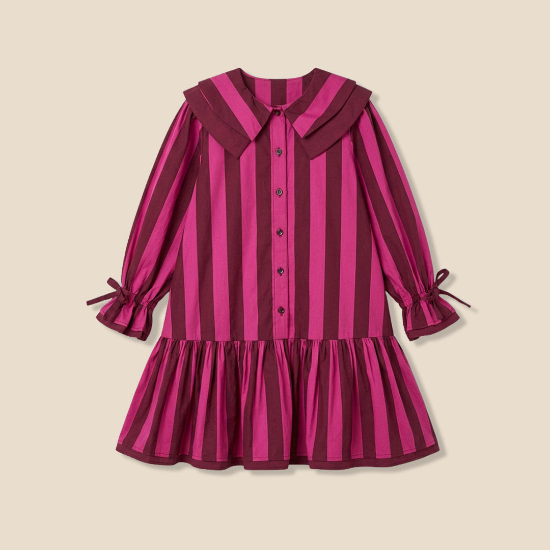 Girls Printed Pink Dresses - Angel & Rocket