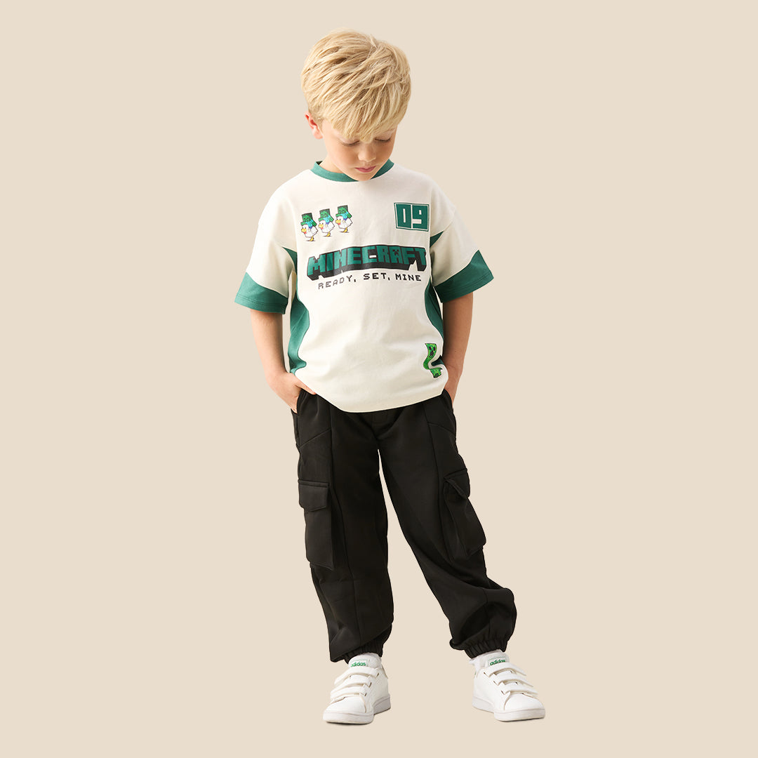 Frank Mix Panelled Cuffed Jogger