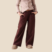 Kaia Suedette Wide Leg Trousers