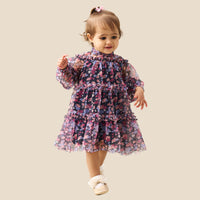 Leia Floral Mesh Dress
