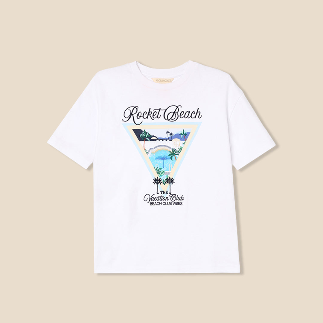 West Beach Graphic T Shirt - Angel & Rocket
