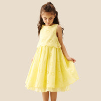 Natalie Broderie Bow Back Dress