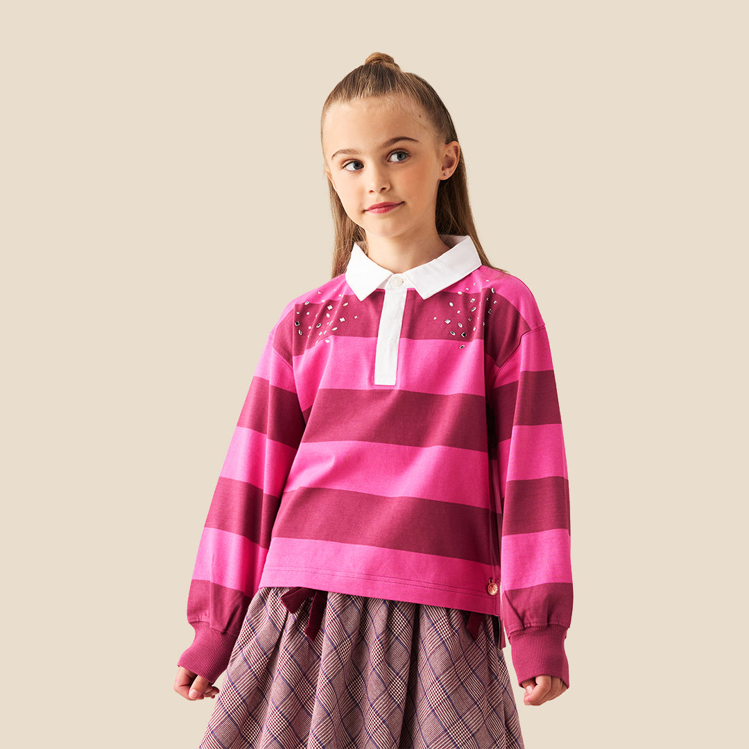 Marlie Jewelled Stripe Rugby