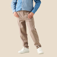 Luka Smart Jersey Trousers - Taupe