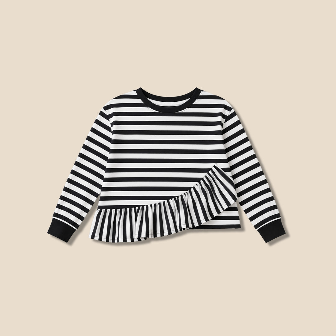 Angel & Rocket Girls Yarn Dyed Black T-Shirts