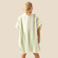 Sonny Stripe Towelling Poncho