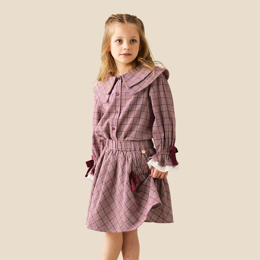 Clara Check Skirt