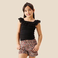 Jess Broderie Frill Vest Top