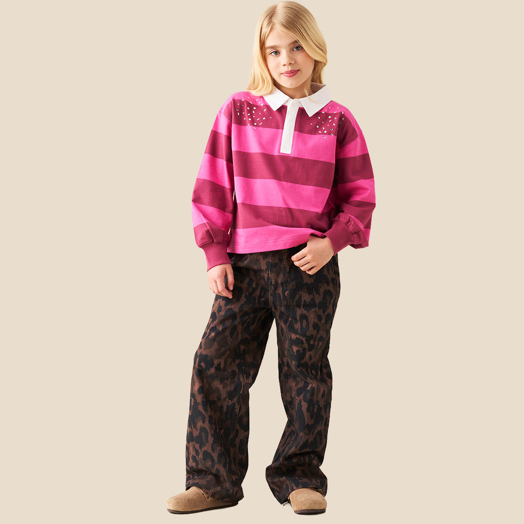 Marlie Jewelled Stripe Rugby