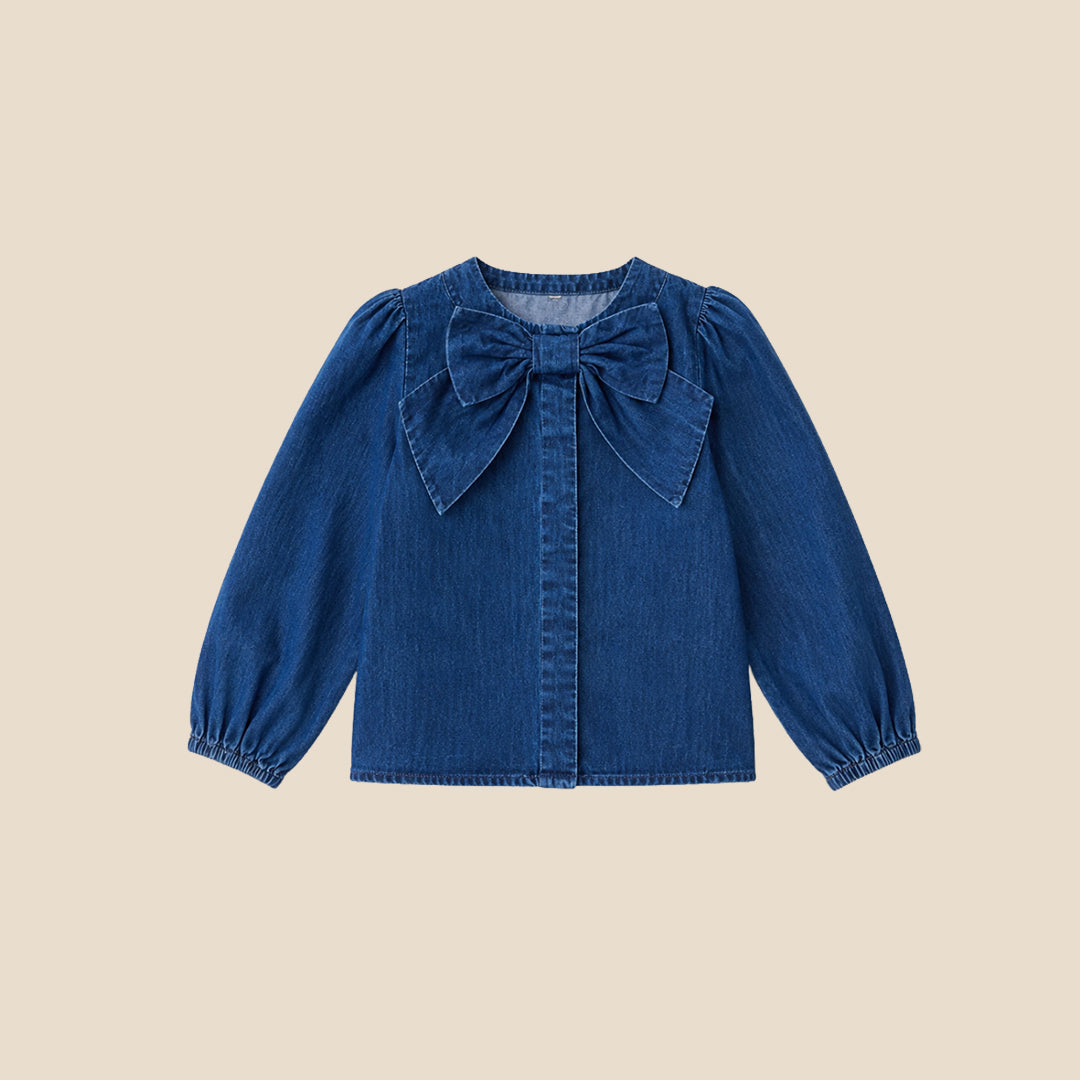 Angel & Rocket Girls Solid Blue Tops