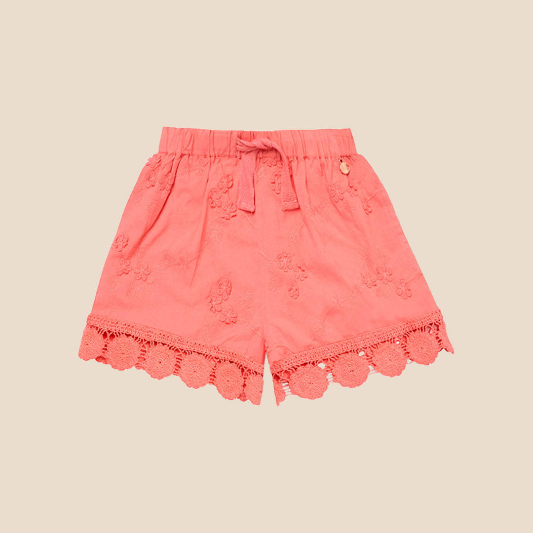 Mila Crochet Hem Shorts - Angel & Rocket
