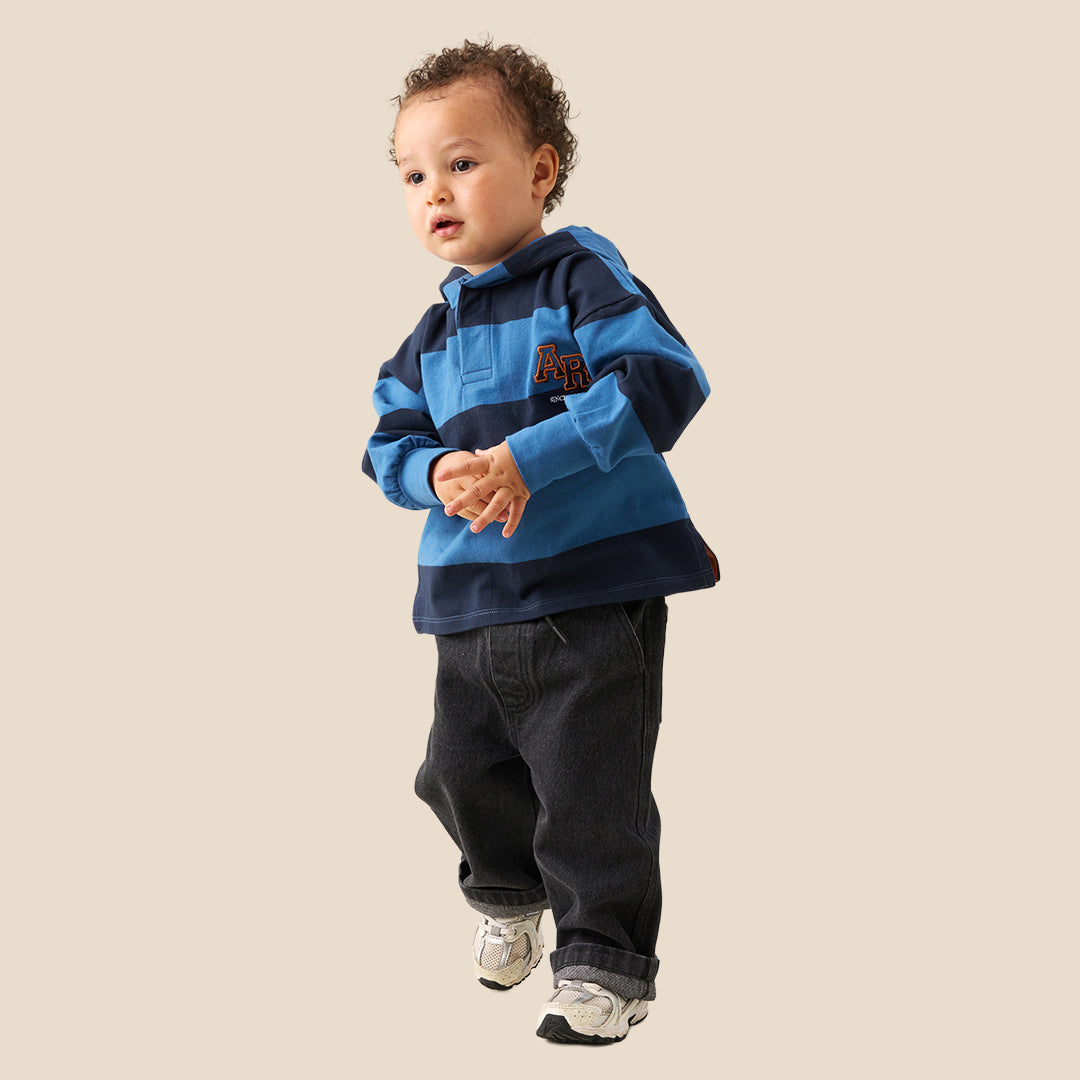 Baby Boys Printed Blue T-shirts - Angel & Rocket