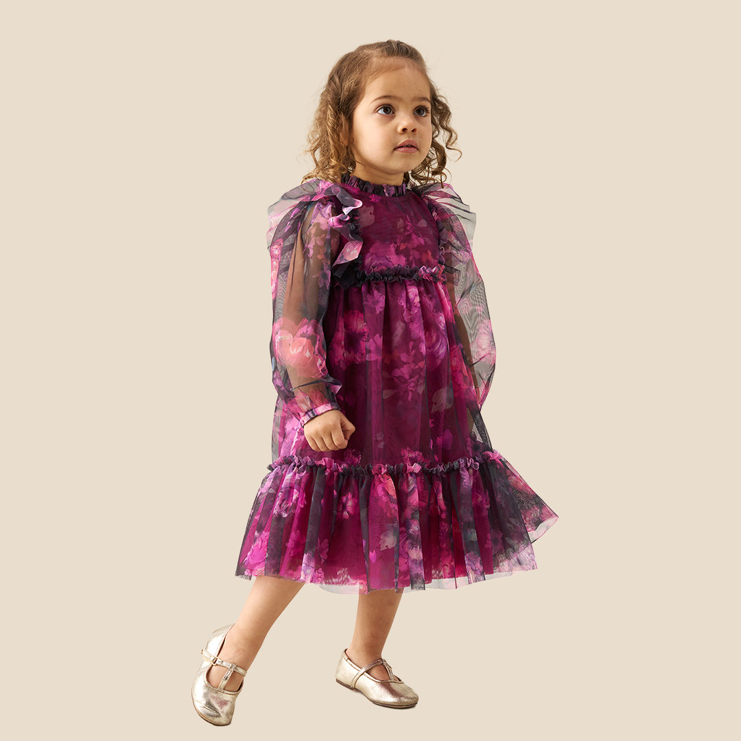 Baby Girls Printed Multi Dresses - Angel & Rocket