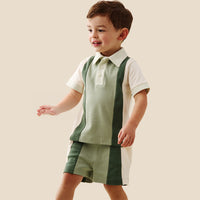 Jerry Colour Block Polo and Short