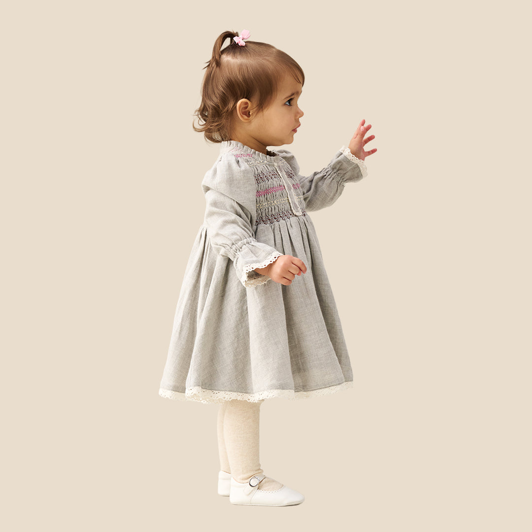 Angel & Rocket Baby Girls Solid Multi Dresses