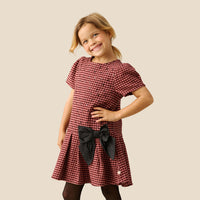 Zoe Check Bow Dress