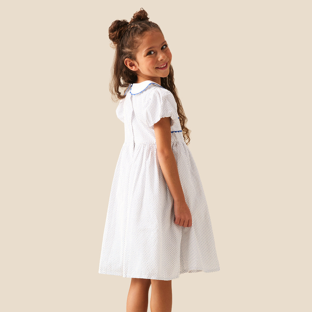Lottie Spot Puff Sleeve Dress - Angel & Rocket
