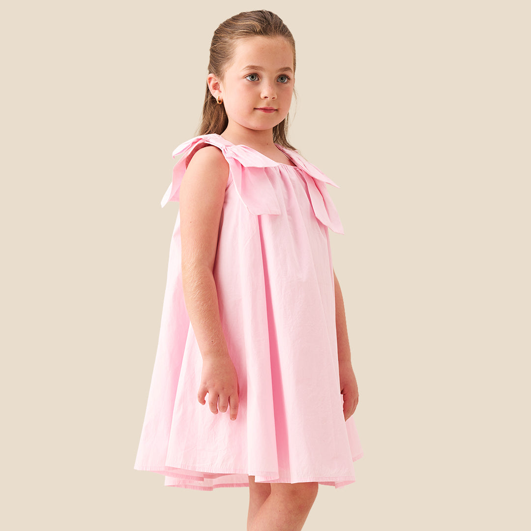 Ivy Bow Strap Swing Dress - Angel & Rocket